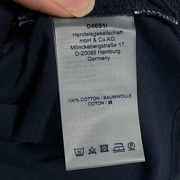 Braun Dark Blue Short Sleeve Tee - Picture 6 of 7